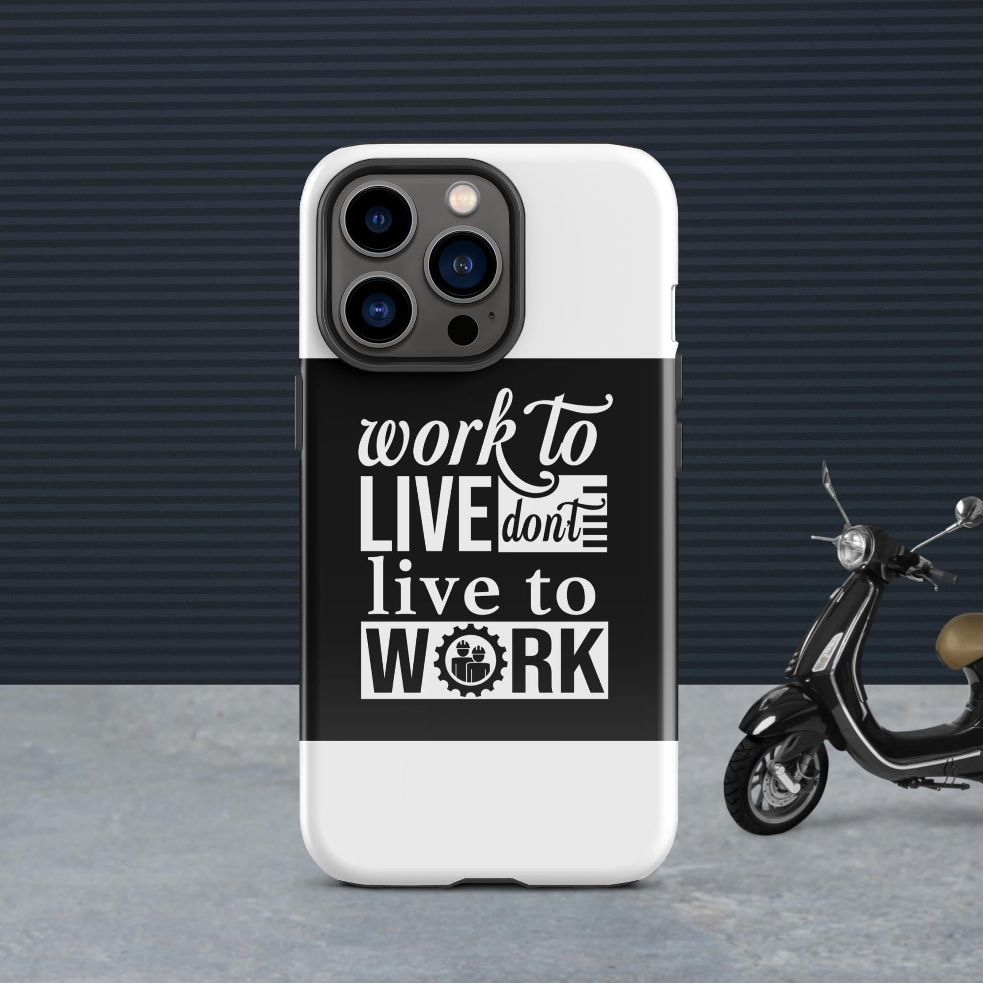 Work to Live Case for iPhone®