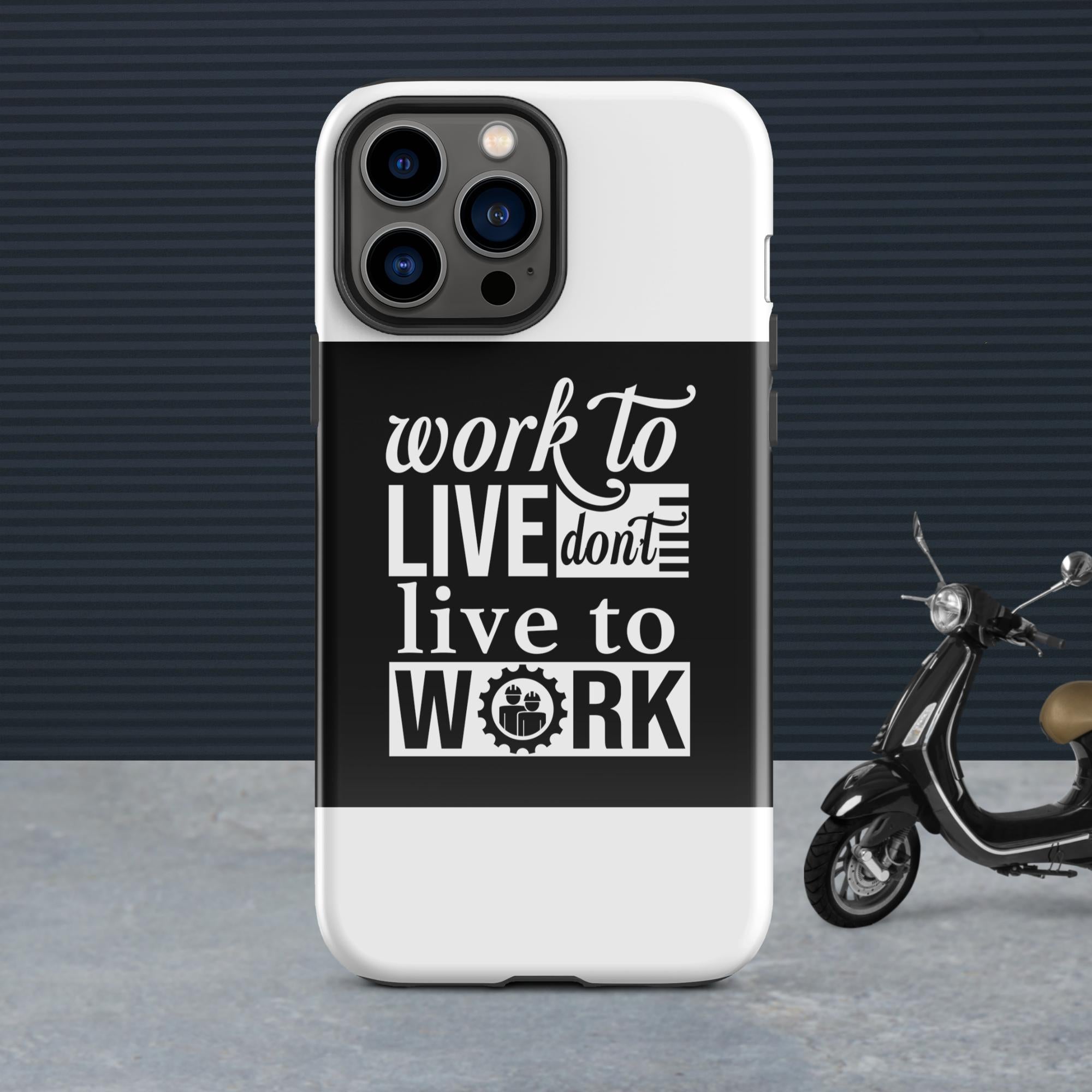 Work to Live Case for iPhone®