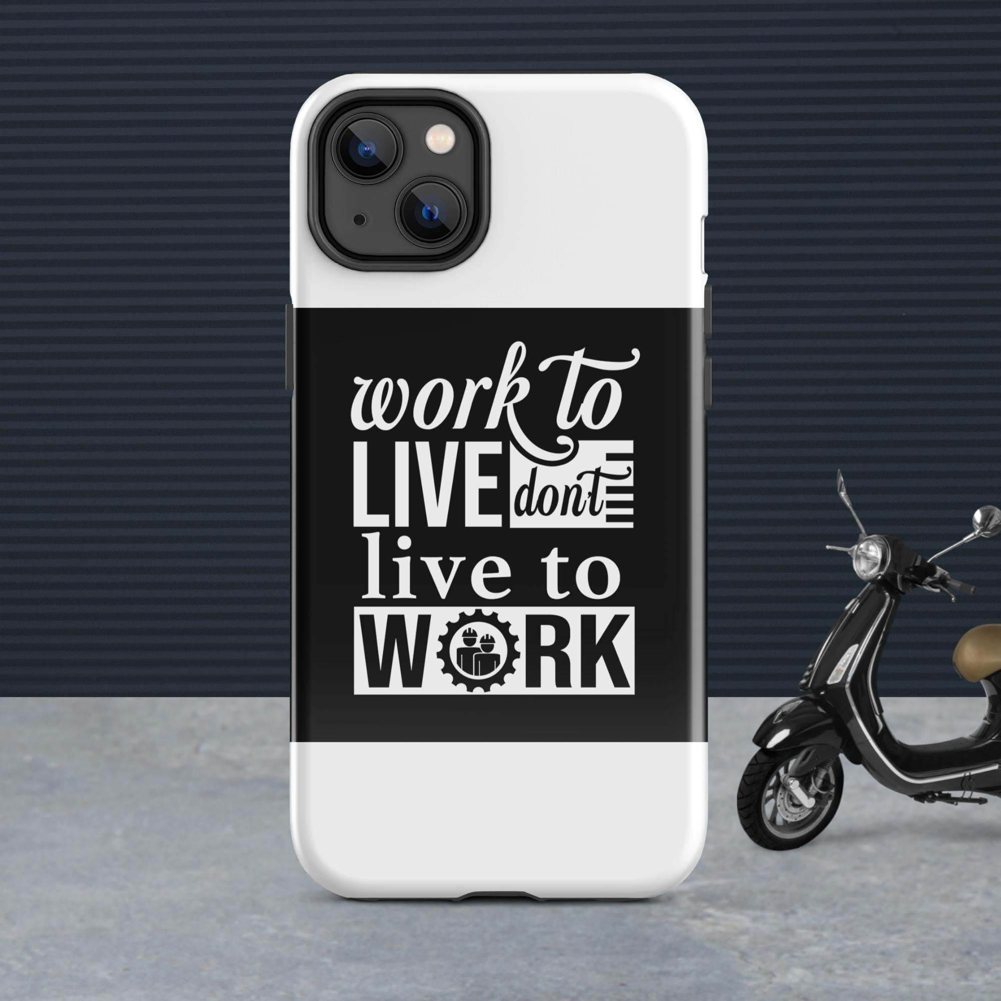 Work to Live Case for iPhone®