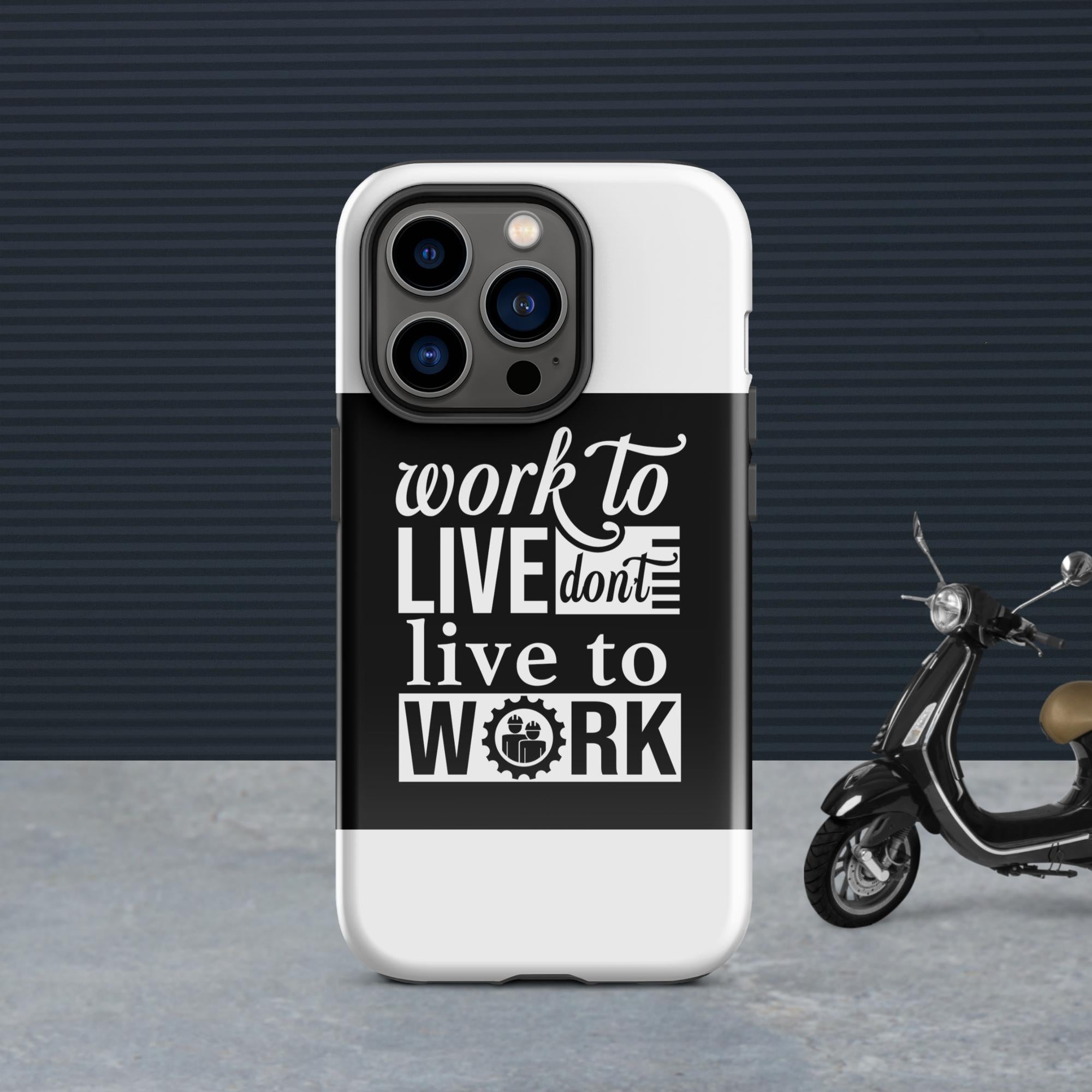 Work to Live Case for iPhone®