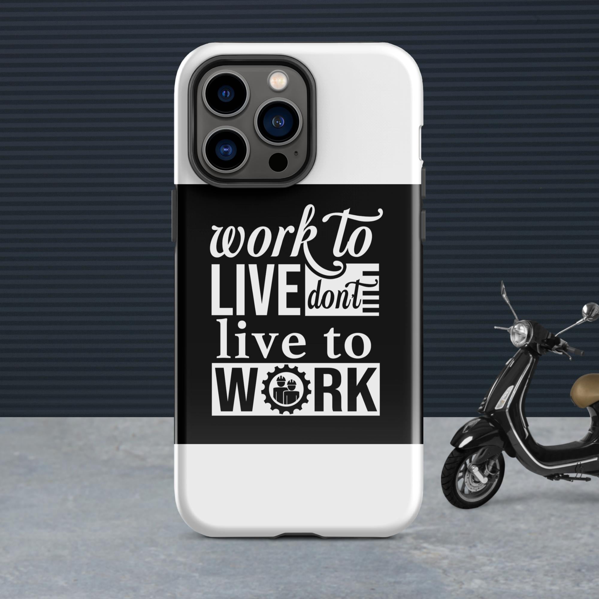 Work to Live Case for iPhone®